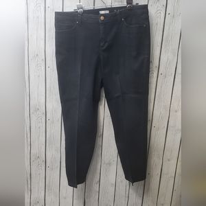 Lauren Conrad Black Kick Boot Jeans, Size 16